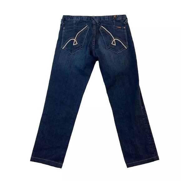 Vigoss Paramount Super Slim Capri Women's Size 26 Low-Rise Blue Denim Jeans - Picture 2 of 11